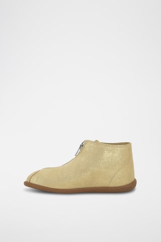 Bottines en nubuck - Doré