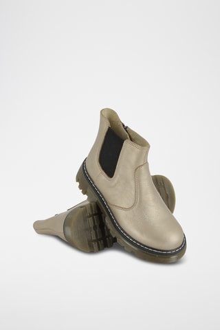 Bottines en cuir - Doré