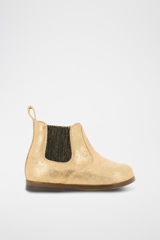 Bottines en nubuck - Jaune