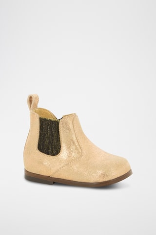 Bottines en nubuck - Jaune