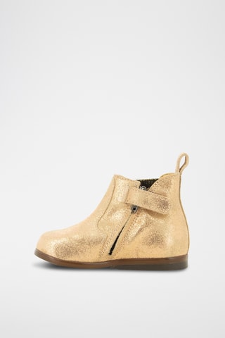 Bottines en nubuck - Jaune