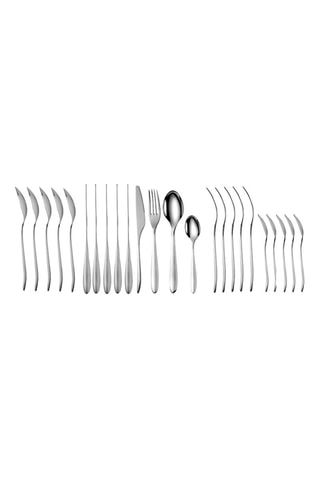 Faqueiro de aço inoxidável - 24 peças