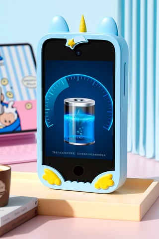 Fotocamera per bambini - Touch screen IPS - Da 3 anni - 4 accessori inclusi