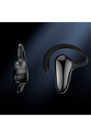 Auricolari in-ear mono orecchio wireless YX02 con display digitale - Nero