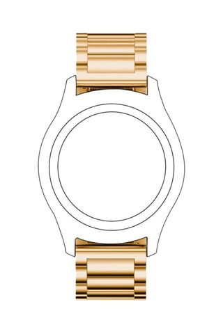 Cinturino compatibile con smartwatch e orologio da 20 mm - Dorato