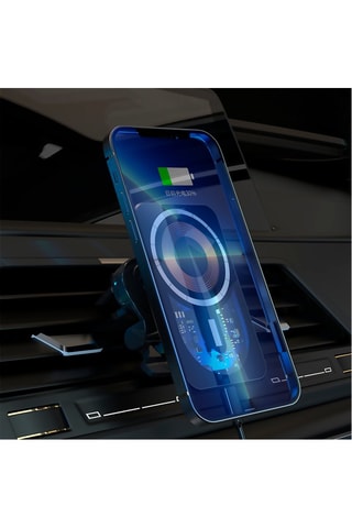 Caricabatteria per auto wireless - Nero