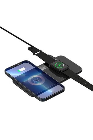 Base di ricarica Magsafe e QI Nero