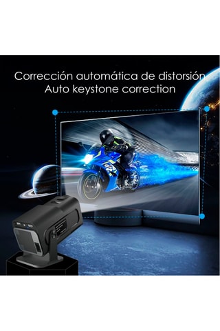 Proiettore LCD Wi-Fi 6 HY320 - Nero