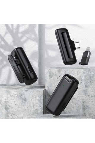 Microfono wireless portatile a clip J11 
