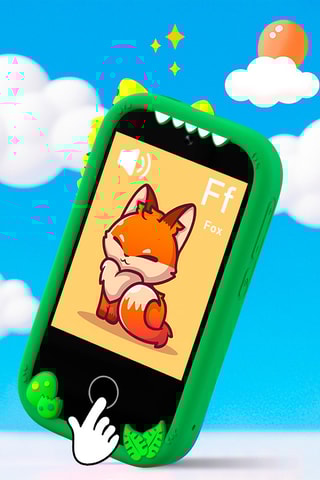 Telefono educativo kids - Verde chiaro - 32Go