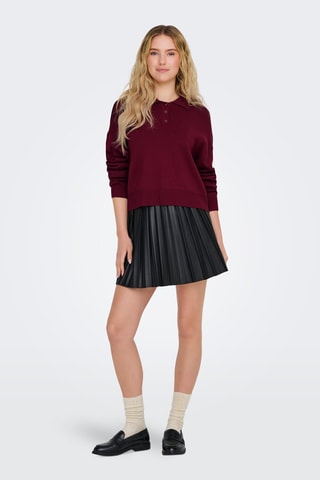 Pull oversize - Bordeaux
