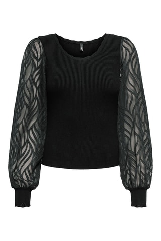 Pull en coton biologique - Noir