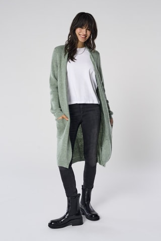 Gilet long - Vert clair