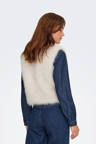 Gilet sans manches - Ecru