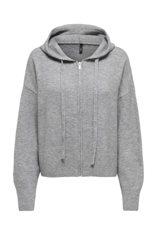 Gilet à capuche - Gris chiné