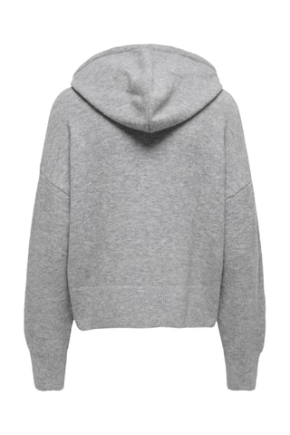 Gilet à capuche - Gris chiné