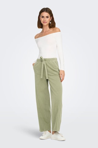 Pantalon wide legs - Vert