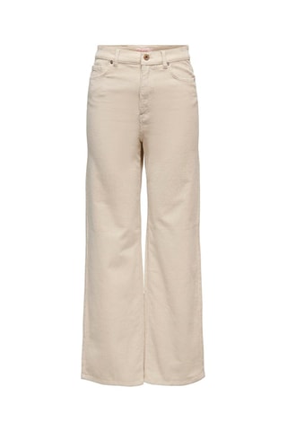 Pantalon flare Ecru