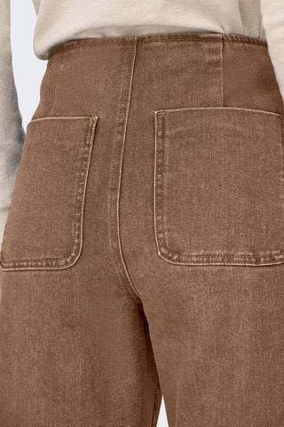 Jean wide legs - Marron