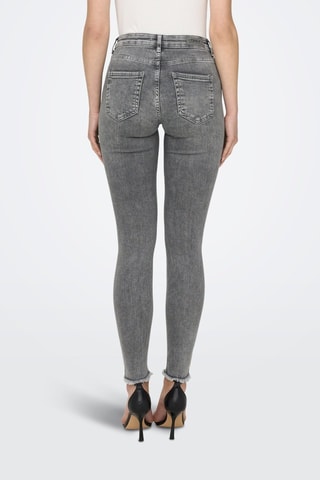 Jean taille haute - Gris