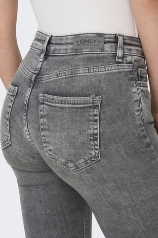 Jean taille haute - Gris