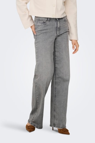 Jean taille haute - Gris