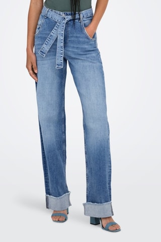 Jean taille haute - Bleu clair