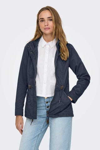 Parka à capuche - Bleu marine