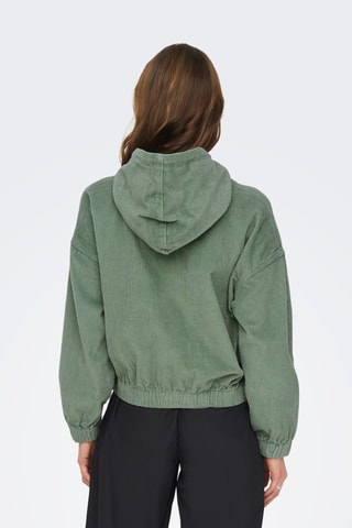 Veste à capuche - Vert sauge