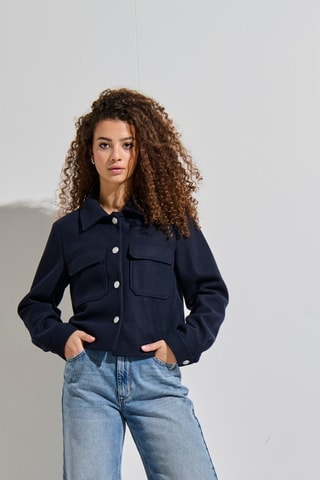 Veste à capuche - Bleu marine