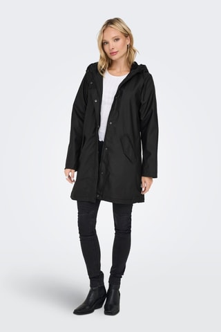 Coupe-vent à capuche - Noir