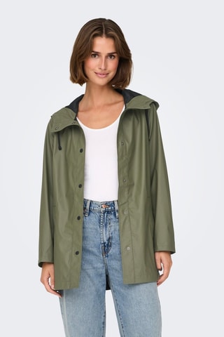 Imperméable à capuche - Kaki