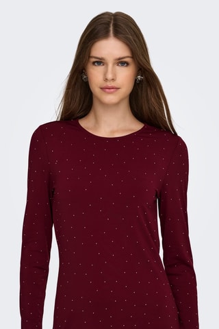 Robe droite - Bordeaux