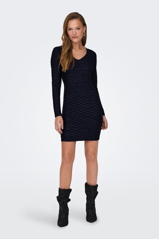 Robe fourreau - Bleu marine