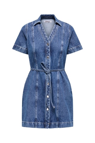 Robe courte regular - Bleu