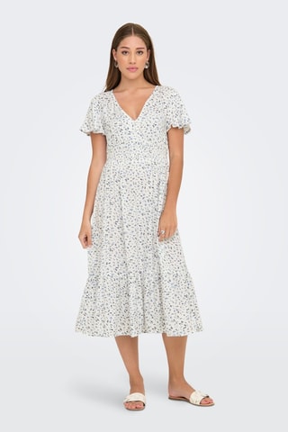 Robe midi regular - Blanc