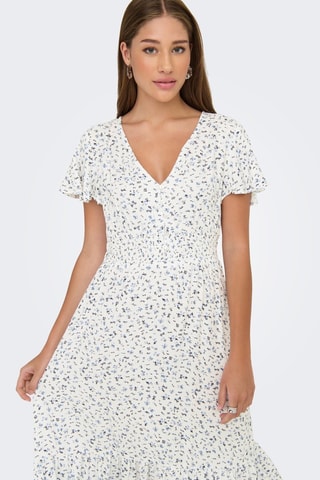 Robe midi regular - Blanc