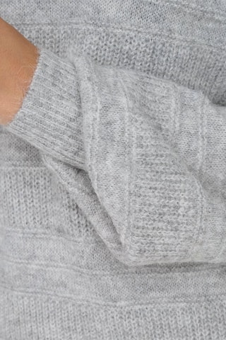 Robe pull - Gris clair chiné