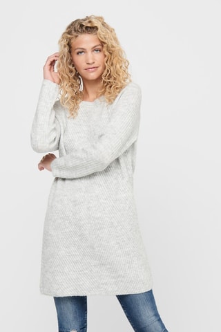 Robe pull - Gris clair