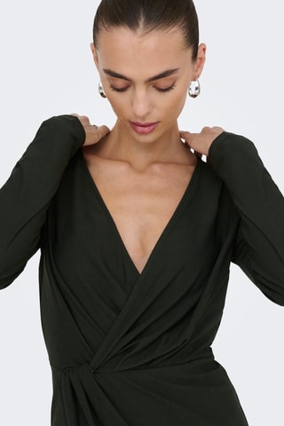 Robe droite - Vert foncé