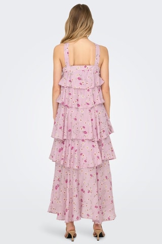 Robe volantée - Rose