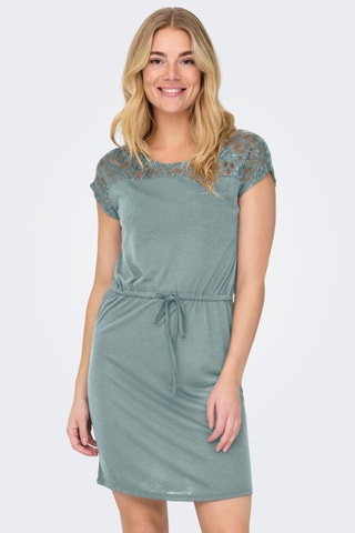 Robe droite - Bleu-gris