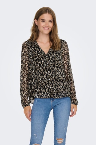 Chemisier - Noir et beige