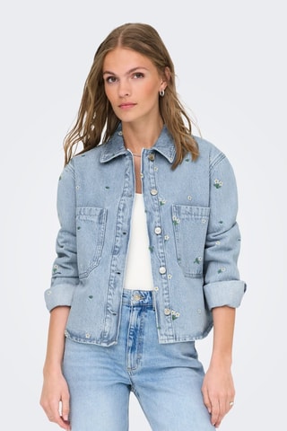 Chemisier oversize - Ciel