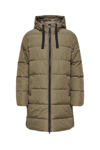 Doudoune longue - Kaki