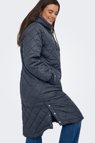 Doudoune longue - Bleu marine