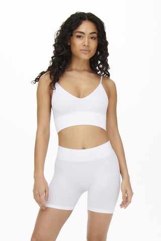 Culotte taille haute hipster - Blanc