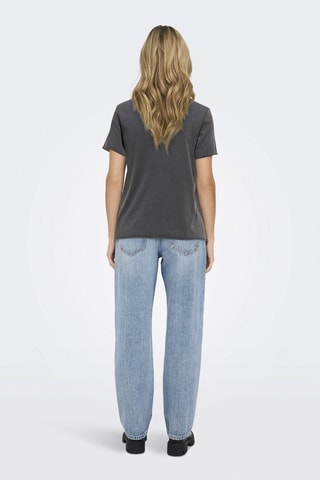 T-shirt regular en coton biologique - Gris foncé