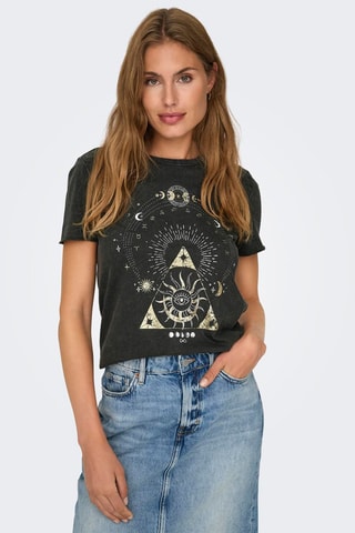 T-shirt en coton biologique - Anthracite