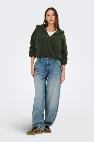 Sweat à capuche - Vert foncé